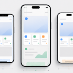 iPhone ekran boyutları için farklı telefon viewportları safe area çizgileri Dynamic Island alanı ve mobil UI kart düzenleri